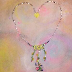 Handmade beaded necklace by me <3